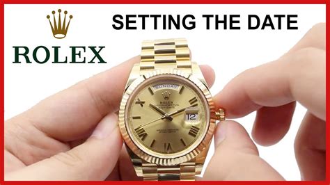 rolex instant date change|how to adjust Rolex date.